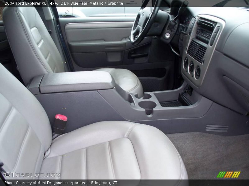 Dark Blue Pearl Metallic / Graphite 2004 Ford Explorer XLT 4x4