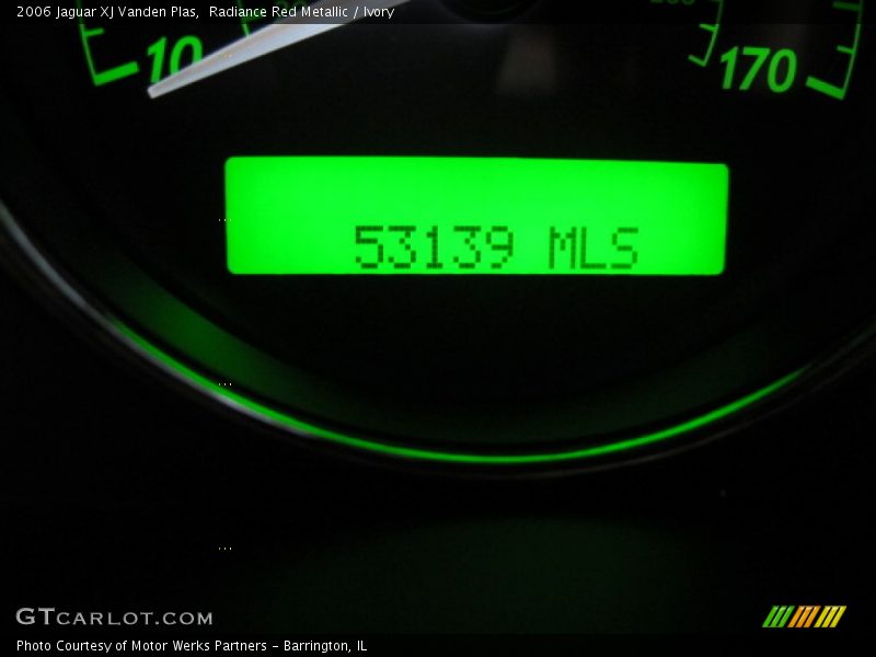 Radiance Red Metallic / Ivory 2006 Jaguar XJ Vanden Plas