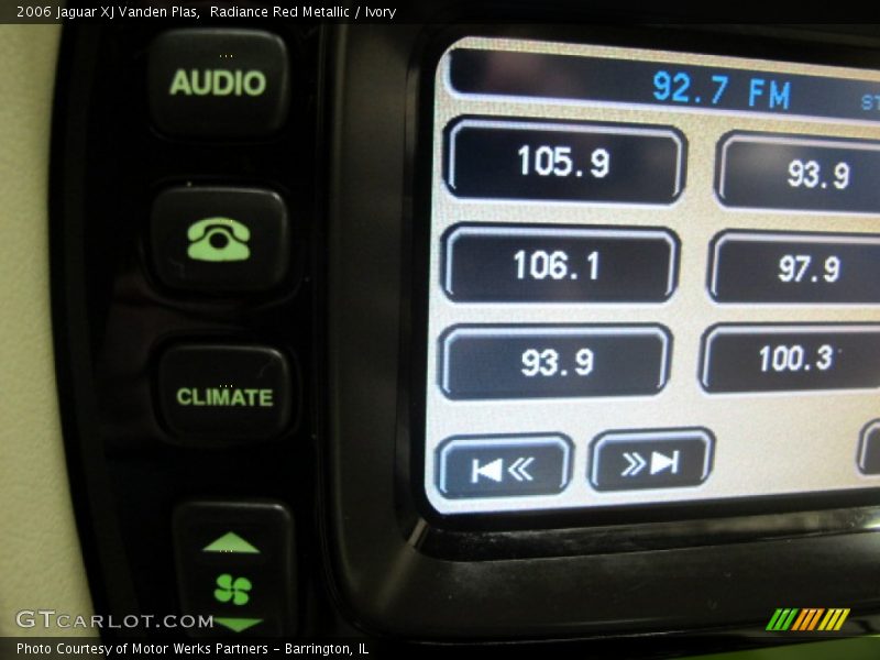 Radiance Red Metallic / Ivory 2006 Jaguar XJ Vanden Plas