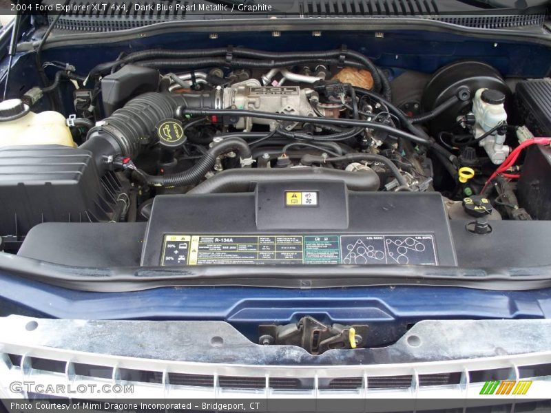 Dark Blue Pearl Metallic / Graphite 2004 Ford Explorer XLT 4x4