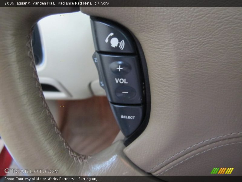 Radiance Red Metallic / Ivory 2006 Jaguar XJ Vanden Plas