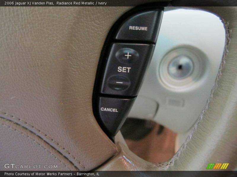 Radiance Red Metallic / Ivory 2006 Jaguar XJ Vanden Plas