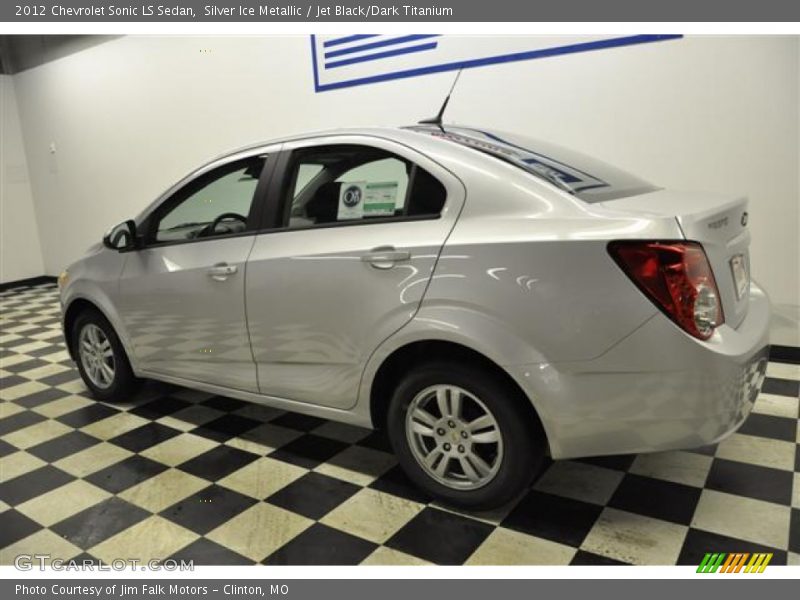 Silver Ice Metallic / Jet Black/Dark Titanium 2012 Chevrolet Sonic LS Sedan