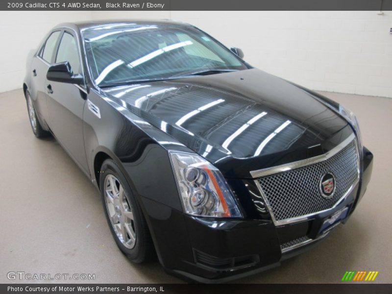 Black Raven / Ebony 2009 Cadillac CTS 4 AWD Sedan