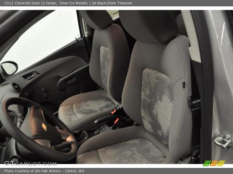 Silver Ice Metallic / Jet Black/Dark Titanium 2012 Chevrolet Sonic LS Sedan