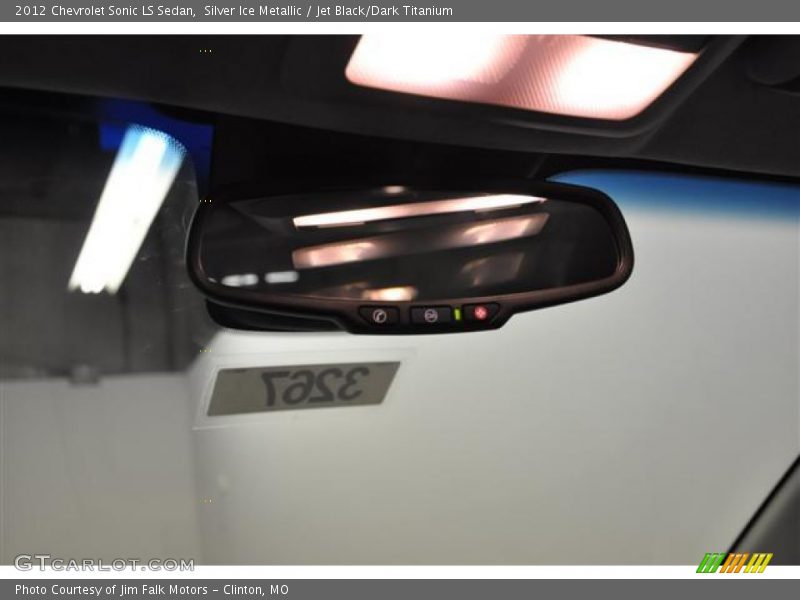 Silver Ice Metallic / Jet Black/Dark Titanium 2012 Chevrolet Sonic LS Sedan