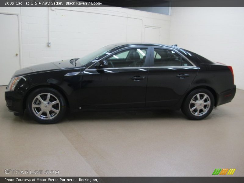 Black Raven / Ebony 2009 Cadillac CTS 4 AWD Sedan