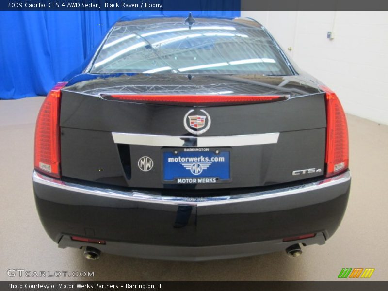 Black Raven / Ebony 2009 Cadillac CTS 4 AWD Sedan