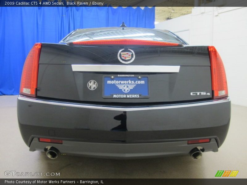 Black Raven / Ebony 2009 Cadillac CTS 4 AWD Sedan