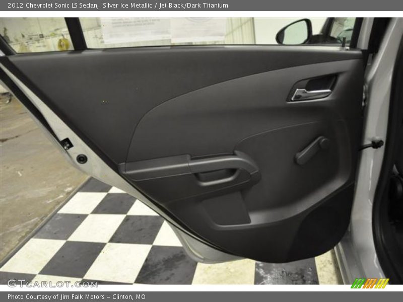Silver Ice Metallic / Jet Black/Dark Titanium 2012 Chevrolet Sonic LS Sedan
