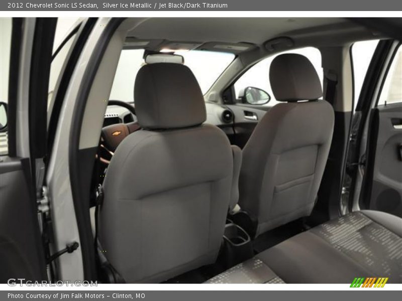 Silver Ice Metallic / Jet Black/Dark Titanium 2012 Chevrolet Sonic LS Sedan