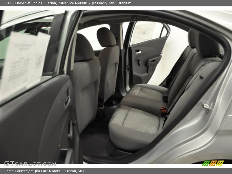 Silver Ice Metallic / Jet Black/Dark Titanium 2012 Chevrolet Sonic LS Sedan