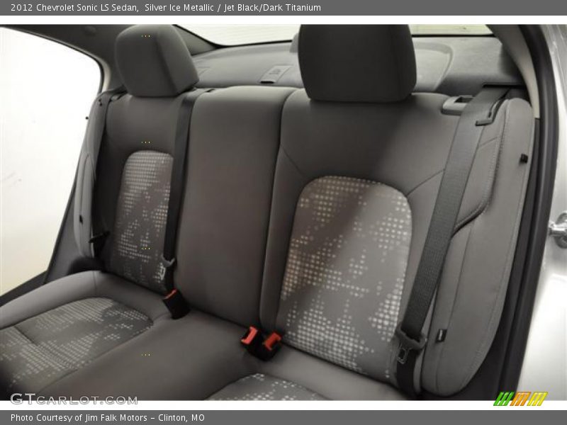 Silver Ice Metallic / Jet Black/Dark Titanium 2012 Chevrolet Sonic LS Sedan