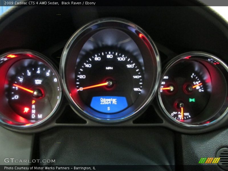 Black Raven / Ebony 2009 Cadillac CTS 4 AWD Sedan