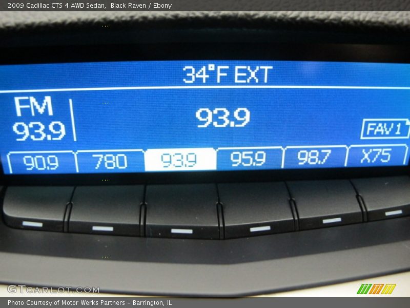 Black Raven / Ebony 2009 Cadillac CTS 4 AWD Sedan