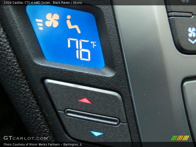 Black Raven / Ebony 2009 Cadillac CTS 4 AWD Sedan