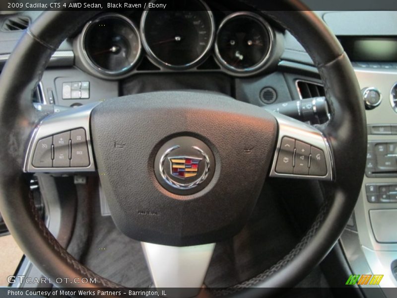 Black Raven / Ebony 2009 Cadillac CTS 4 AWD Sedan