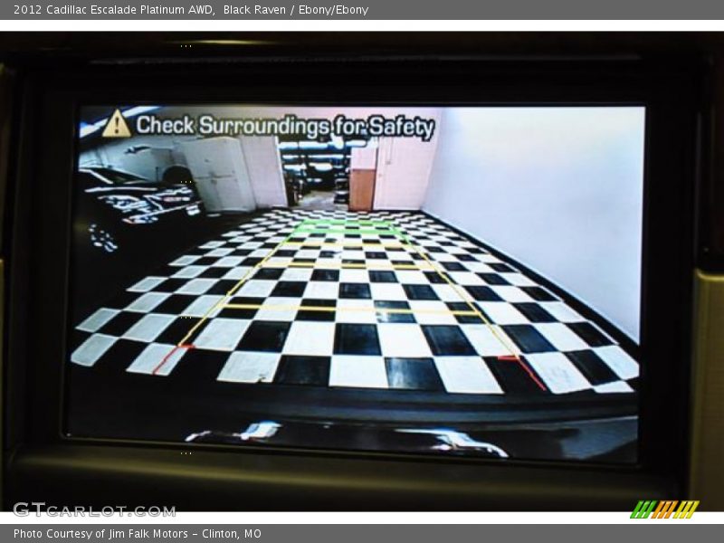 Black Raven / Ebony/Ebony 2012 Cadillac Escalade Platinum AWD