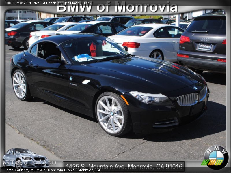 Jet Black / Black 2009 BMW Z4 sDrive35i Roadster