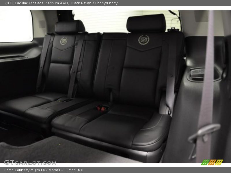 Black Raven / Ebony/Ebony 2012 Cadillac Escalade Platinum AWD