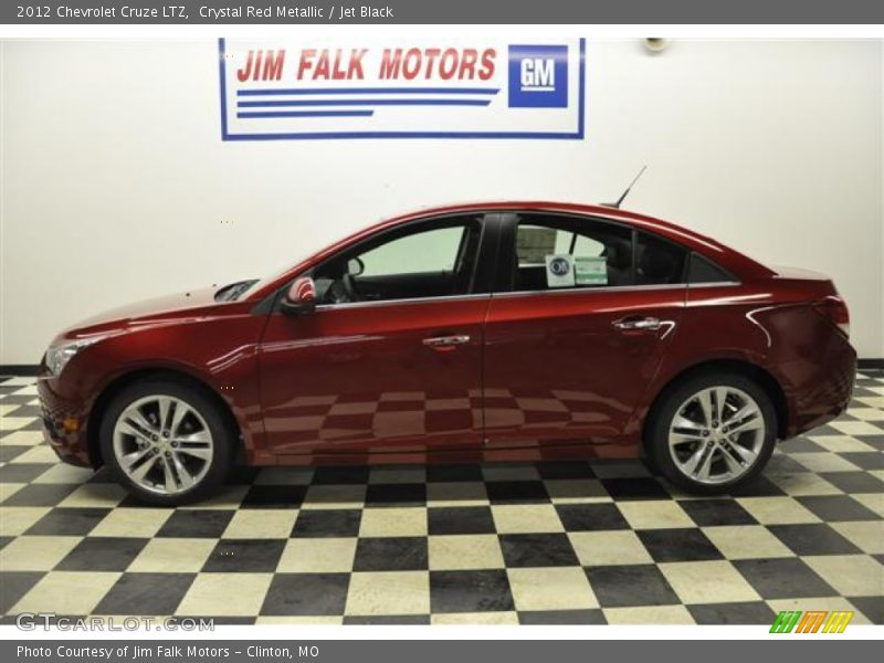 Crystal Red Metallic / Jet Black 2012 Chevrolet Cruze LTZ