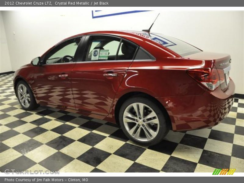 Crystal Red Metallic / Jet Black 2012 Chevrolet Cruze LTZ