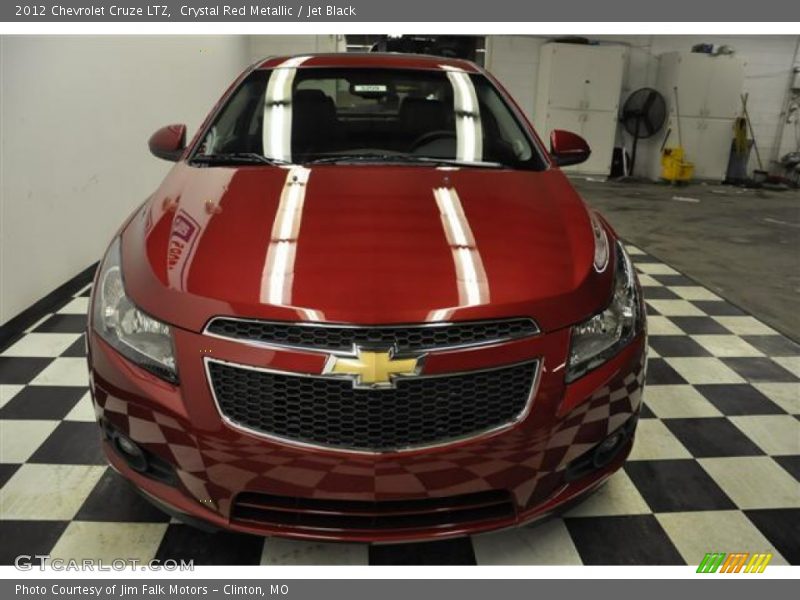 Crystal Red Metallic / Jet Black 2012 Chevrolet Cruze LTZ