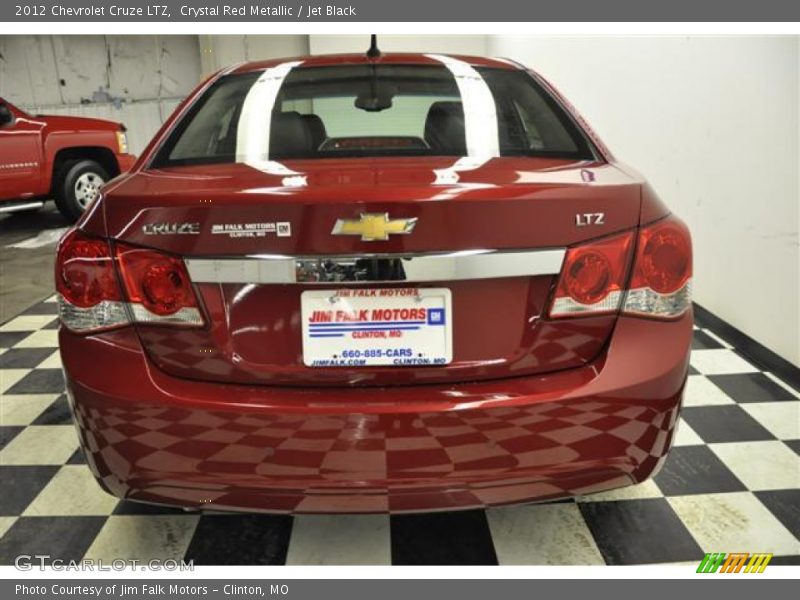 Crystal Red Metallic / Jet Black 2012 Chevrolet Cruze LTZ