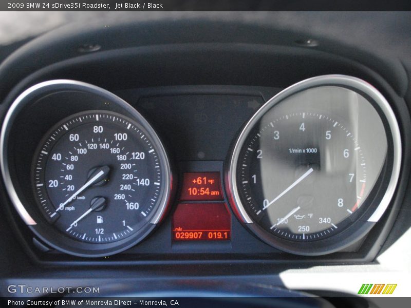 Jet Black / Black 2009 BMW Z4 sDrive35i Roadster