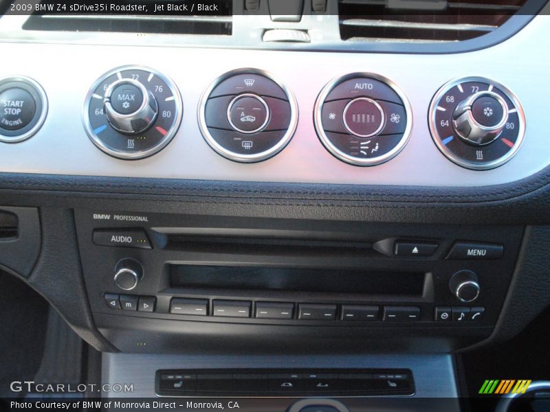 Controls of 2009 Z4 sDrive35i Roadster