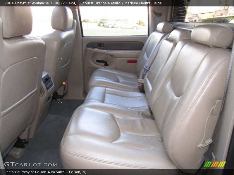 Rear Seat of 2004 Avalanche 1500 Z71 4x4