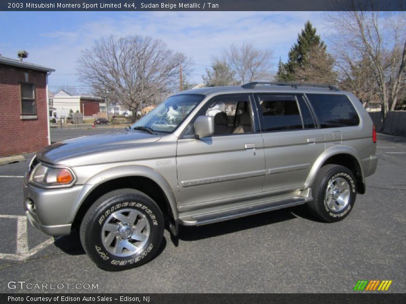 Sudan Beige Metallic / Tan 2003 Mitsubishi Montero Sport Limited 4x4