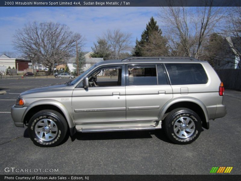  2003 Montero Sport Limited 4x4 Sudan Beige Metallic