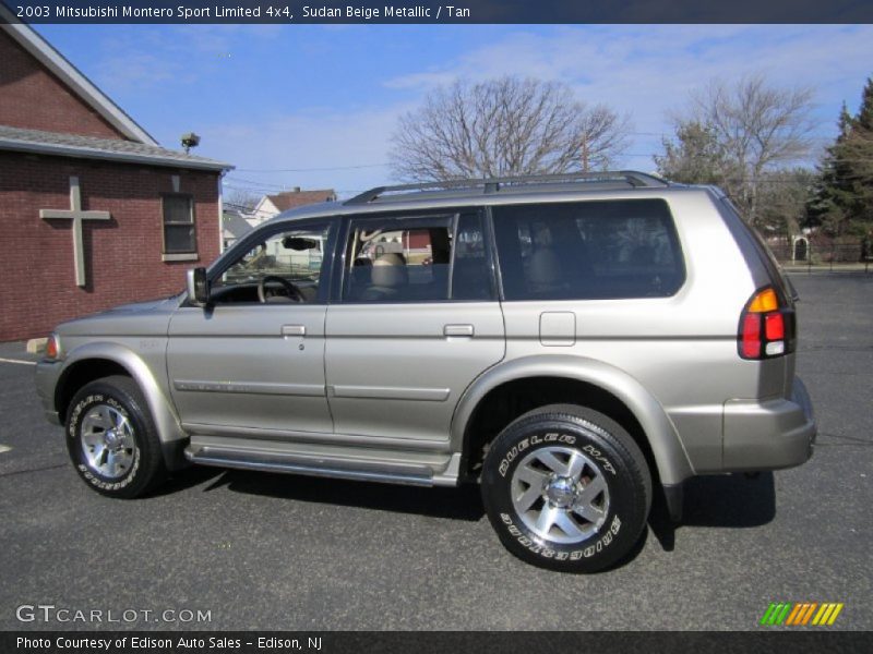 Sudan Beige Metallic / Tan 2003 Mitsubishi Montero Sport Limited 4x4