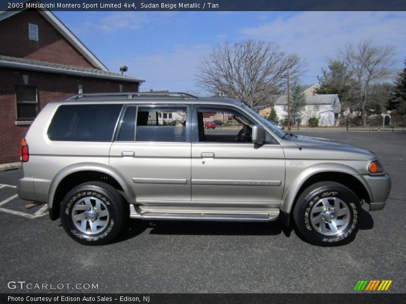 Sudan Beige Metallic / Tan 2003 Mitsubishi Montero Sport Limited 4x4