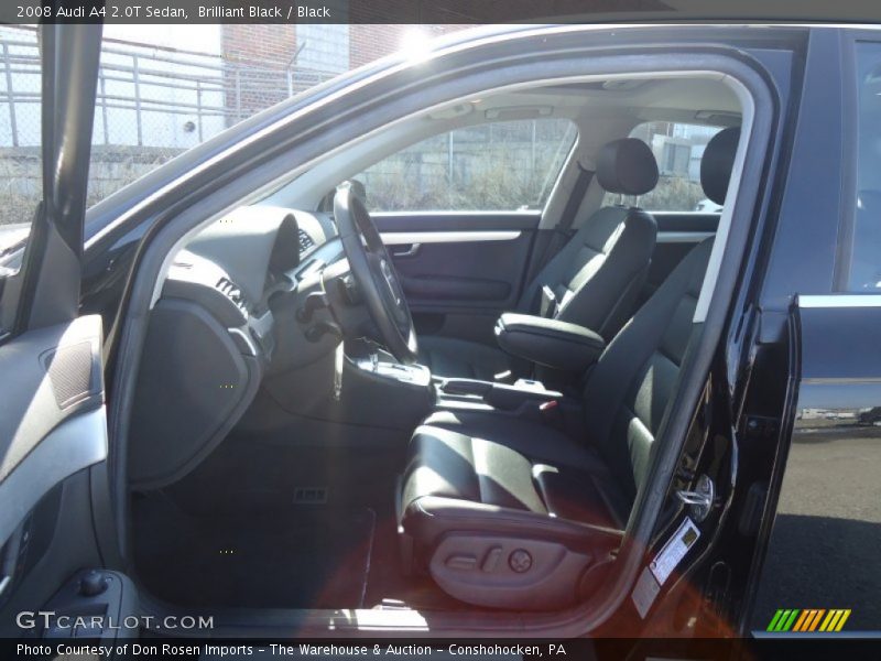 Brilliant Black / Black 2008 Audi A4 2.0T Sedan