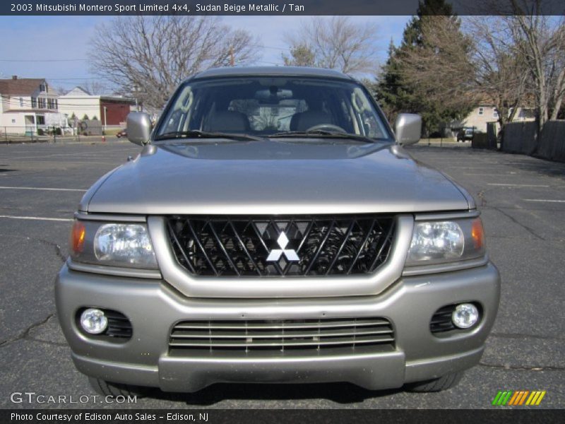 Sudan Beige Metallic / Tan 2003 Mitsubishi Montero Sport Limited 4x4