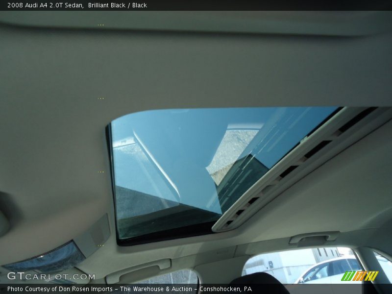 Brilliant Black / Black 2008 Audi A4 2.0T Sedan