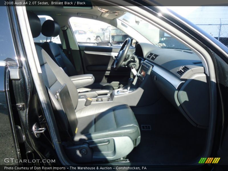 Brilliant Black / Black 2008 Audi A4 2.0T Sedan
