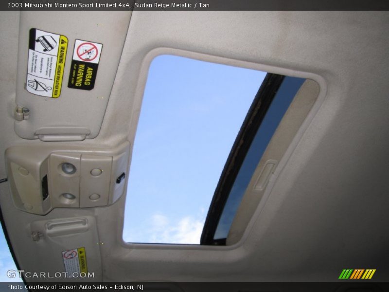 Sudan Beige Metallic / Tan 2003 Mitsubishi Montero Sport Limited 4x4
