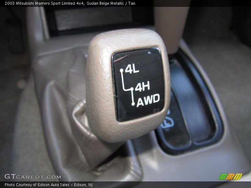 Sudan Beige Metallic / Tan 2003 Mitsubishi Montero Sport Limited 4x4