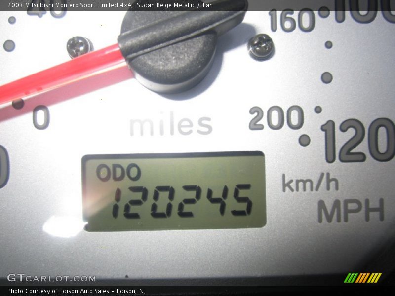 Sudan Beige Metallic / Tan 2003 Mitsubishi Montero Sport Limited 4x4