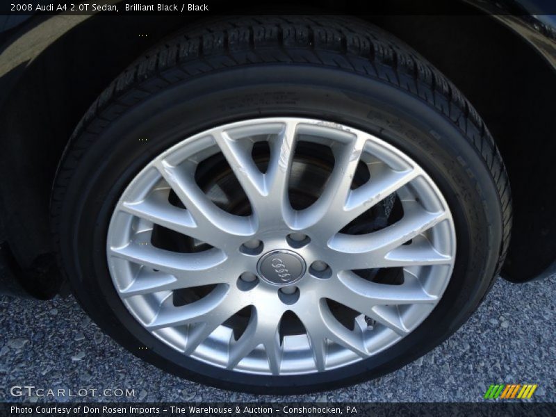 Brilliant Black / Black 2008 Audi A4 2.0T Sedan