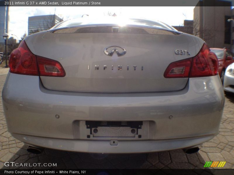 Liquid Platinum / Stone 2011 Infiniti G 37 x AWD Sedan