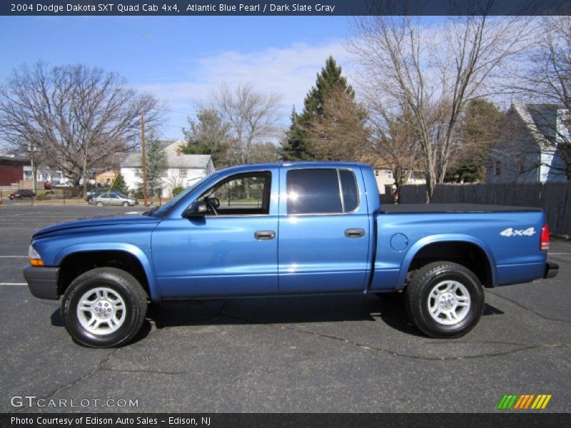  2004 Dakota SXT Quad Cab 4x4 Atlantic Blue Pearl