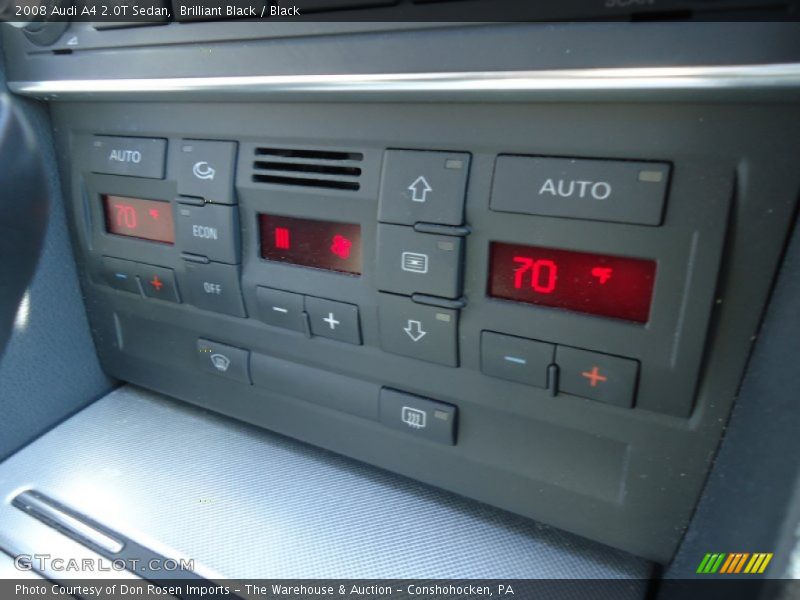 Brilliant Black / Black 2008 Audi A4 2.0T Sedan
