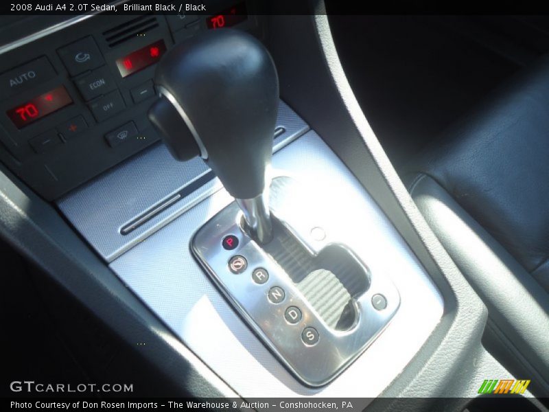 Brilliant Black / Black 2008 Audi A4 2.0T Sedan