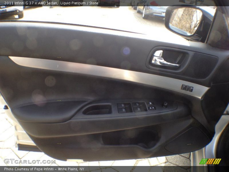 Liquid Platinum / Stone 2011 Infiniti G 37 x AWD Sedan