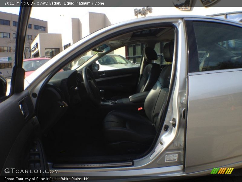 Liquid Platinum / Stone 2011 Infiniti G 37 x AWD Sedan