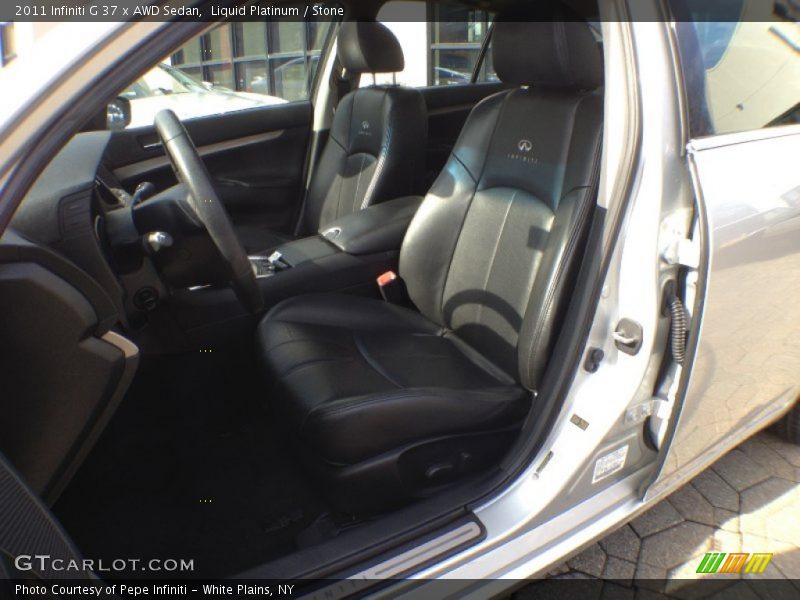 Liquid Platinum / Stone 2011 Infiniti G 37 x AWD Sedan